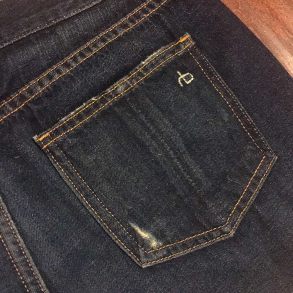 Rag and bone jeans shorts denim Doris cutoff SZ 24 - Picture 3 of 6
